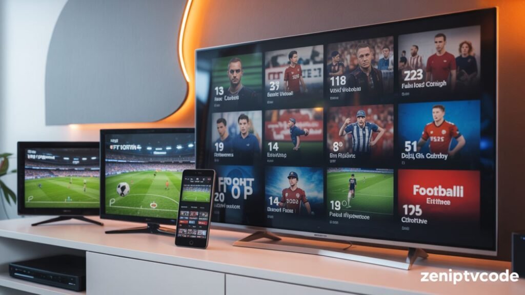Expérience personnalisée de football avec IPTV