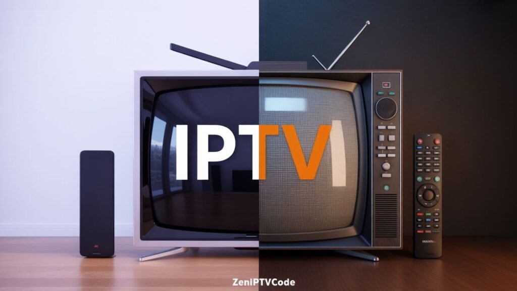 Comparaison entre foot streaming IPTV et TV classique