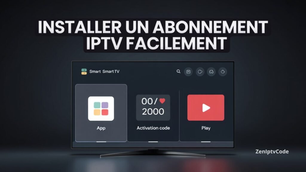 Installation facile abonnement IPTV