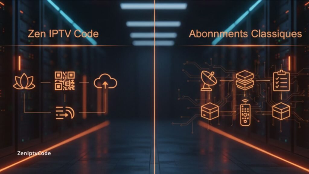Comparaison Zen IPTV Code et abonnements TV classiques